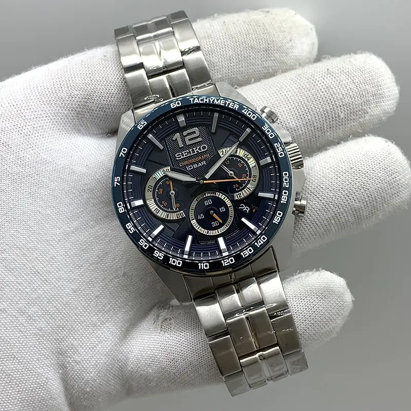 Seiko Discover More Inspiration Blue Dial Dress Men’s Watch- SSB345P1